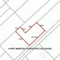 Eladó csendes környezetben egy 763 m2 építési telek